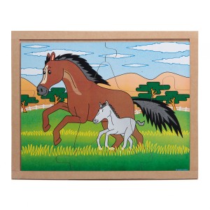Quebra-cabeça Animais e Filhotes - Cavalo - 3103